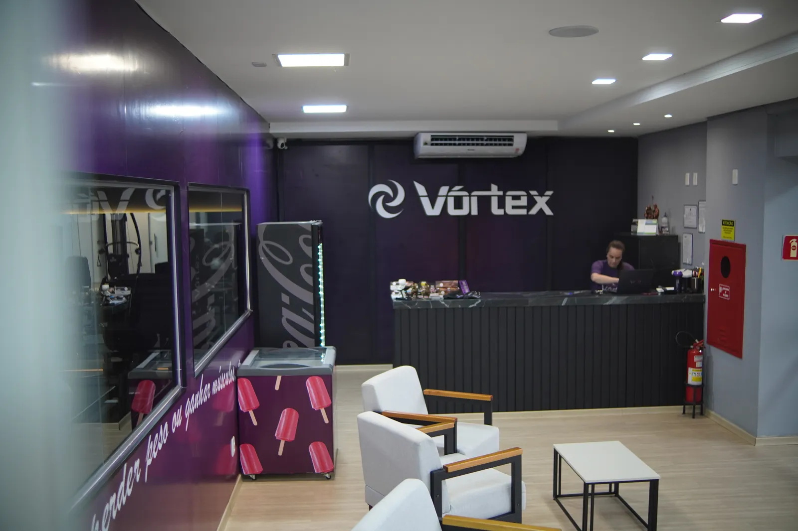 Recepção da Vórtex Unidade T-9