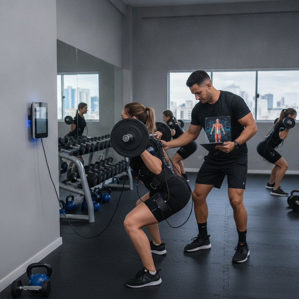 O que é eletroestimulação muscular EMS em Goiânia