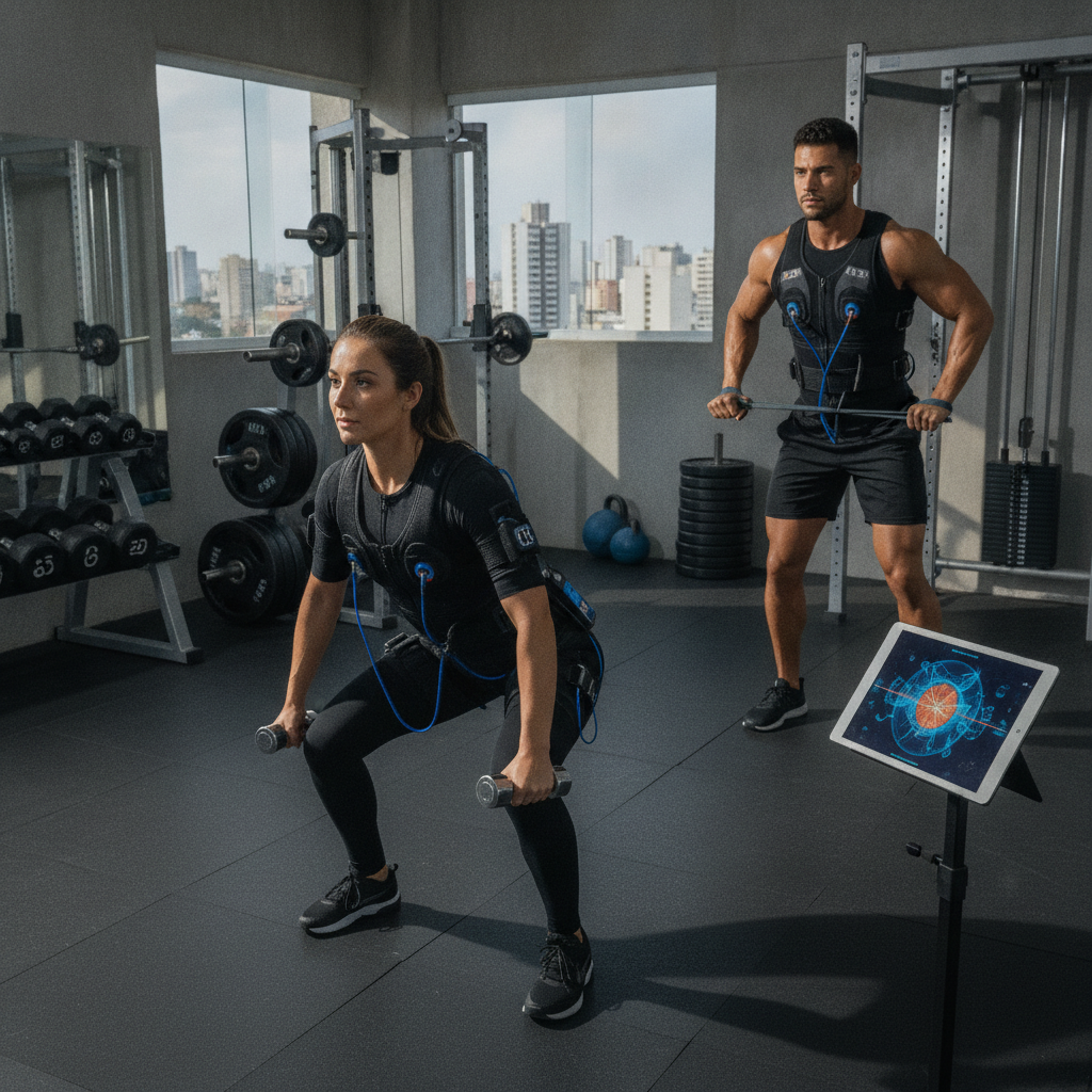 O que é eletroestimulação muscular EMS em Goiânia