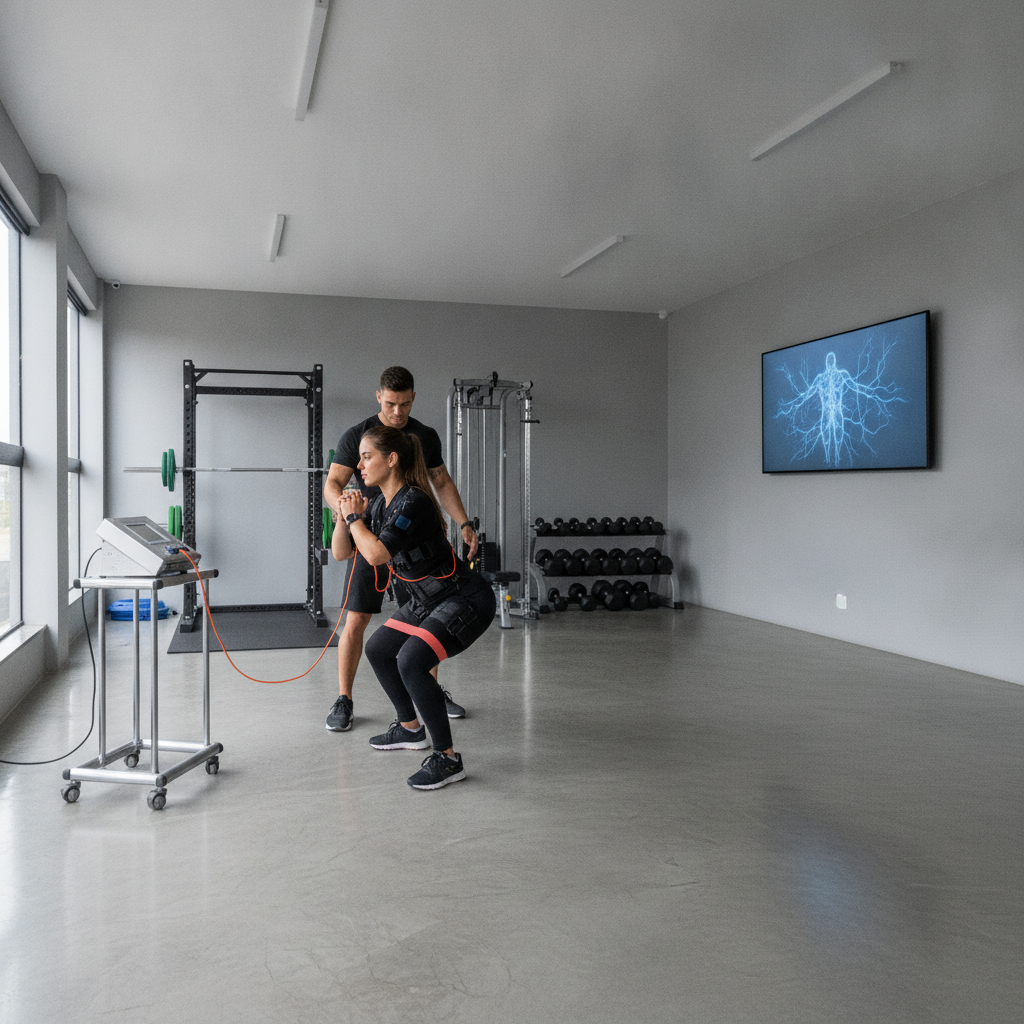 O que é eletroestimulação muscular EMS em Goiânia